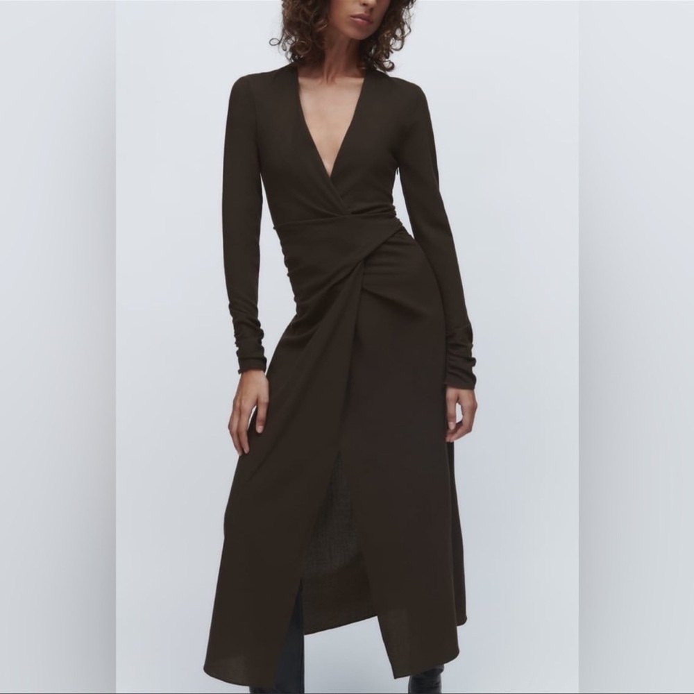 Zara Black Midi Dress